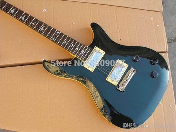 

black guitar mahogany body electric guitar chinese guitar