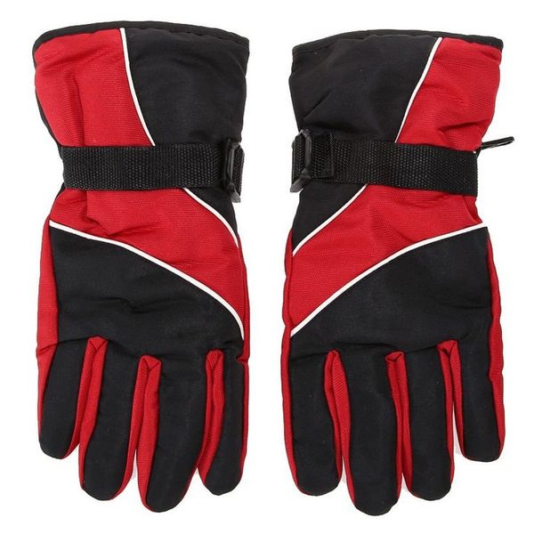 

men ski gloves thermal waterproof for winter outdoor sports snowboard (red