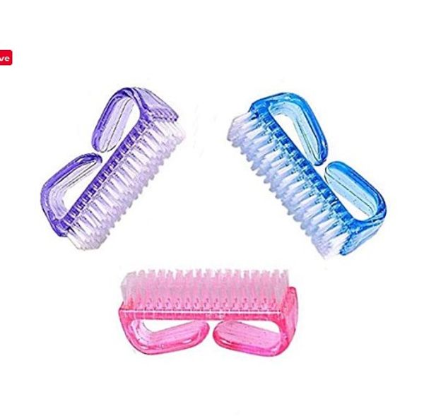 

handle grip nail brush, fingernail scrubbing cleaning brushes,pedicure brushes for toes and nails cleaner, Yellow