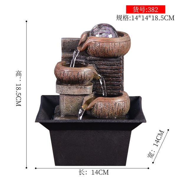 

крытый фонтаны воды смола декоративные фонтаны ремесла подарки феншуй fountain desktop home fountain 110v 220v