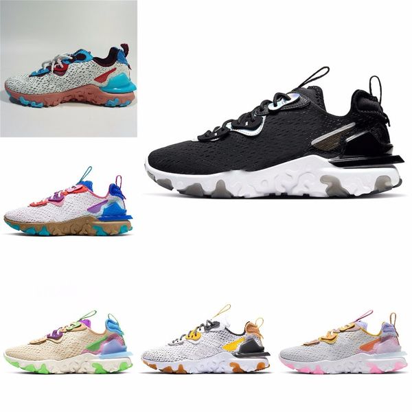 

new ashion react element running shoes fo men women light bone triple black royal solar team red mens trainers sports sneaker runner s#07233