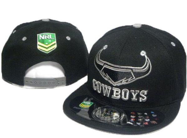 

2019 НРЛ Северная Квинсленд шляпа Ковбойская шляпа Snapback Хип-Хоп Snapbacks Взрослые Бейс