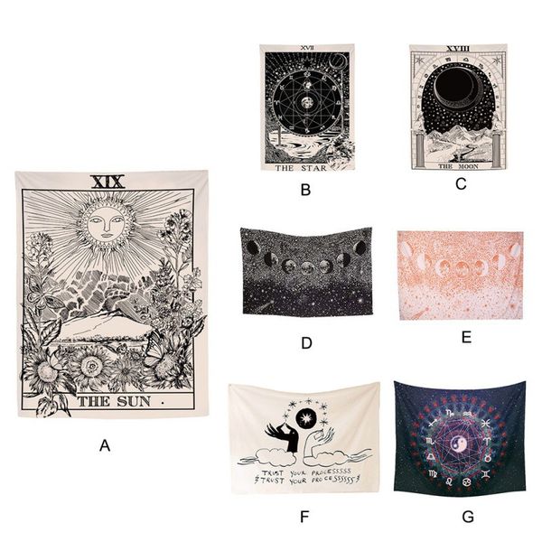 

divination astrology tapestry gossip figure mandala wall hanging tapestry carpet blanket yoga mat decorative tapestry