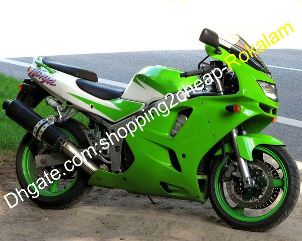 

white green zx6r fairing for kawasaki ninja zx-6r 1994 1995 1996 1997 zx 6r 94 95 96 97 abs plastic fairings set