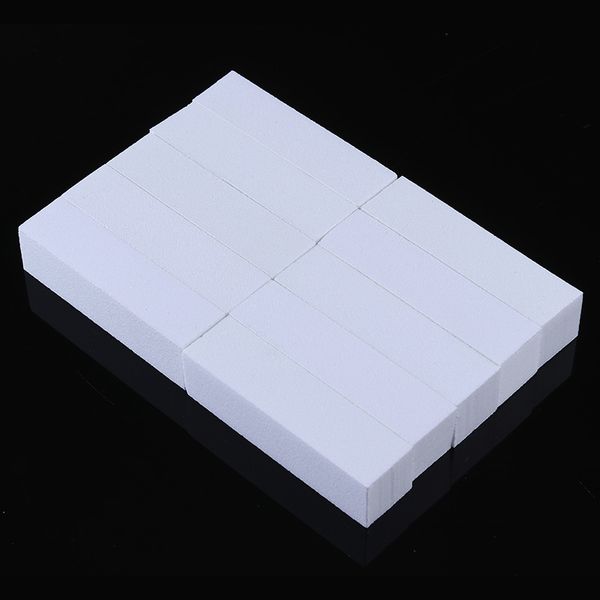 

10 pcs white form nail file nail gel buffer remover polish block manicure pedicure art tool