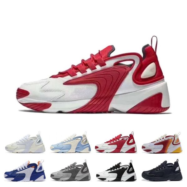 

Wholesale New M2k Tekno Zoom 2K ZM 2000 Running Shoes For Men Women Black White Blue Orange Mens Trainers fashion Sneakers Size 36-45