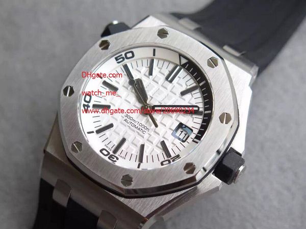 

luxury wristwatches 42mm automatic mens watch watches white dial sport watches for men, Slivery;brown