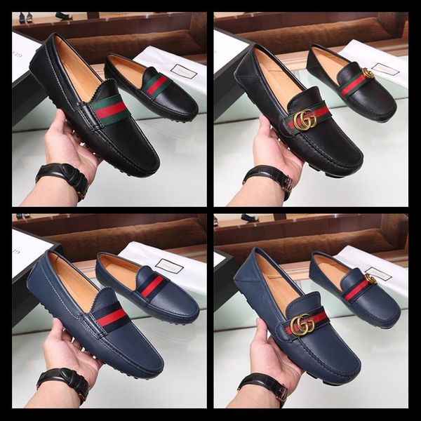 

sell fashion mens office dress dhoes genuine leather breathable italian designers men work shoes flats suit for party size 38-44, Black