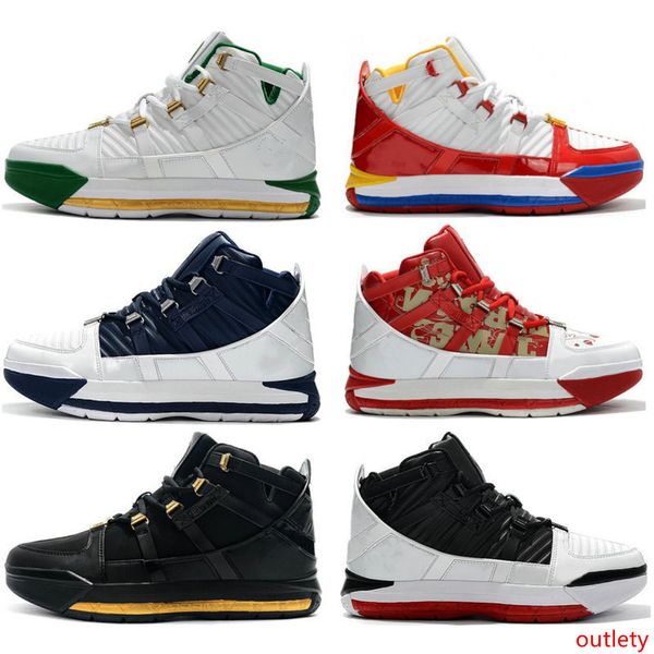 

2019 new #23 zoom iii 3 home superbron men s basketball shoes 3s chaussures sports sneakers eur 40-46
