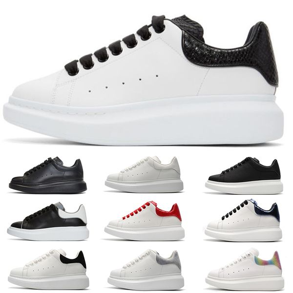 

Vintage Designer Casual Shoes Platform 3M reflective fashion luxury men women white black gray leather sneakers Chaussures mens trainers