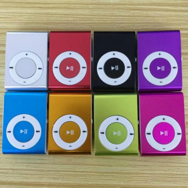 

50pcs моды mp3 металла нет экрана карты железный клип mp3 плеер студент спорт портативный listening подарков bare metal mx-501