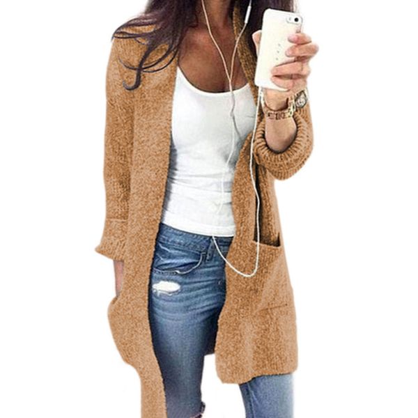 tan cardigan