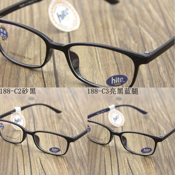 

tr90 comfortable tr90 ultra light frame student men's and women's glasses glasses optical frame 8188, Silver