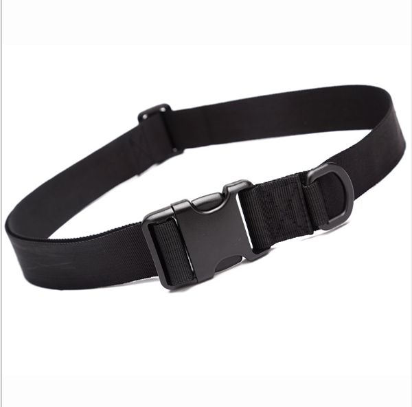 

tactical simple belts outdoor sports protective gear waist cs field portable multifunctional belt, Black;gray