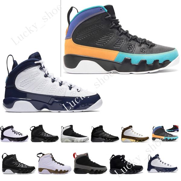 

wholesale new 9 9s ix anthracite black white bule man outdoor shoes purple gs athletics size us 7-13 ing