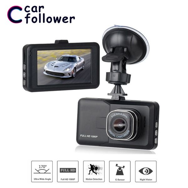 

dash cam 3 inch ips screen car dvr recorder full hd 1080p car camera night vision registrator dashcam dash camera g-sensor