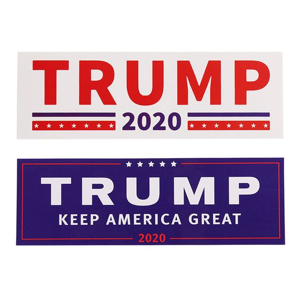 

New 2 tyle donald trump 2020 car ticker bumper wall ticker keep make america great decal for car tyling vehicle pa ter dhl