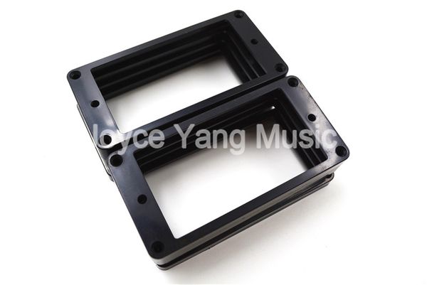 

niko 10pcs black flat plastic humbucker pickup frame holder mounting ring 5*7mm