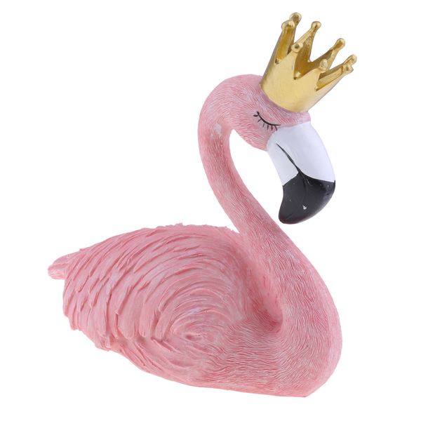 

queen flamingo resin figurine home decor living room decoration art gift xl
