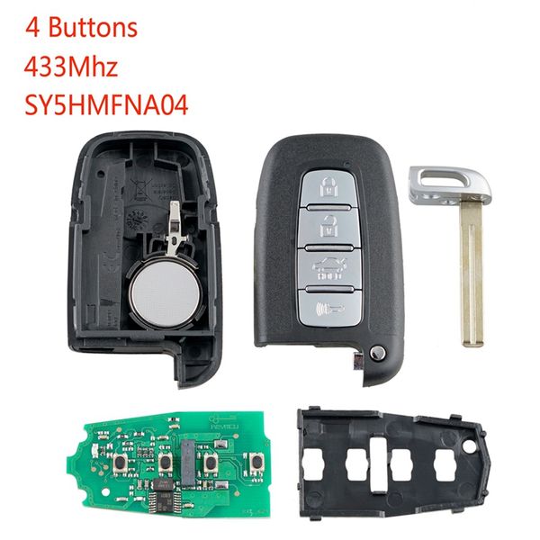 

car smart remote key 4 buttons fit for kia 433mhz sy5hmfna04