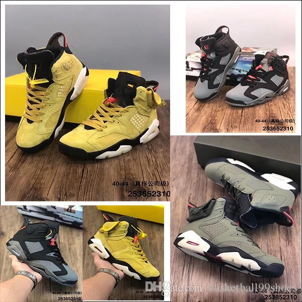 

limited travis x houston travis scott x 6 6s mens basketball shoes cn1084-300 cactus jack wheat yellow jumpman trainers sneaker