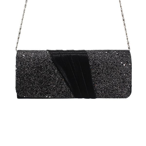 

new silk stitching flash ladies party bag