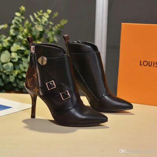 

new women brand luxury designer knee fashion boots triple yellow womens thigh high sock boot casual shoes with box