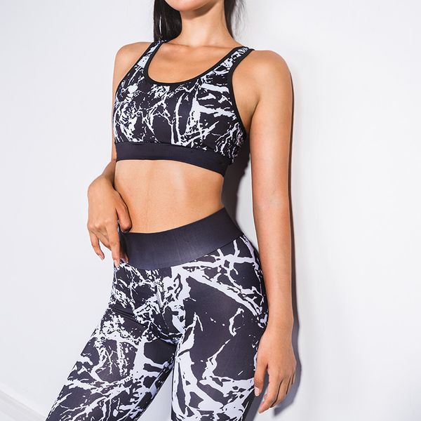 

z&p 2 piece yoga set sport wear women sports suit fitness gym clothing seamless sports bra leggings workout running tracksuits, White;red