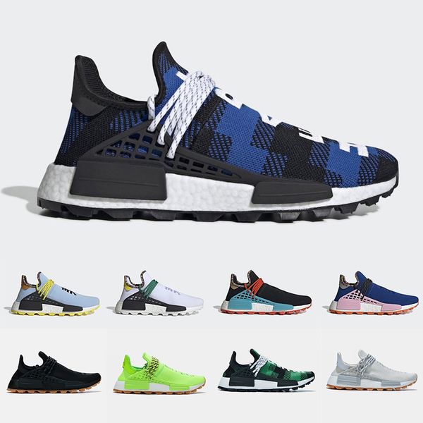 

2019 human race x bbc trail running shoes know soul gum pack men women pharrell williams hu heart mind inspiration solar sports sneakers