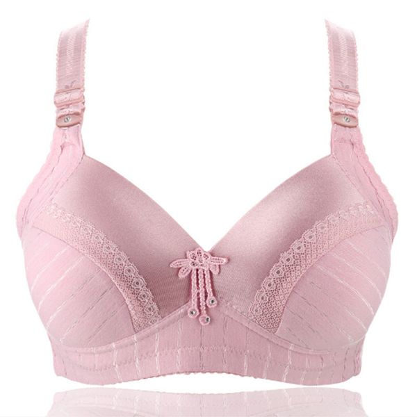 

slimgril women's health push-up bra wire adjusted thin b c 3/4 cup big size bras female lingerie 36 38 40 42 44, Red;black