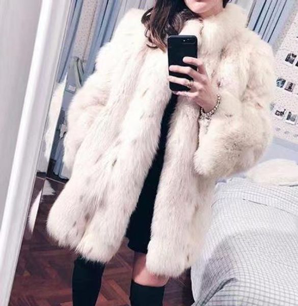 

arlenesain real fur beige color women jacket, Black