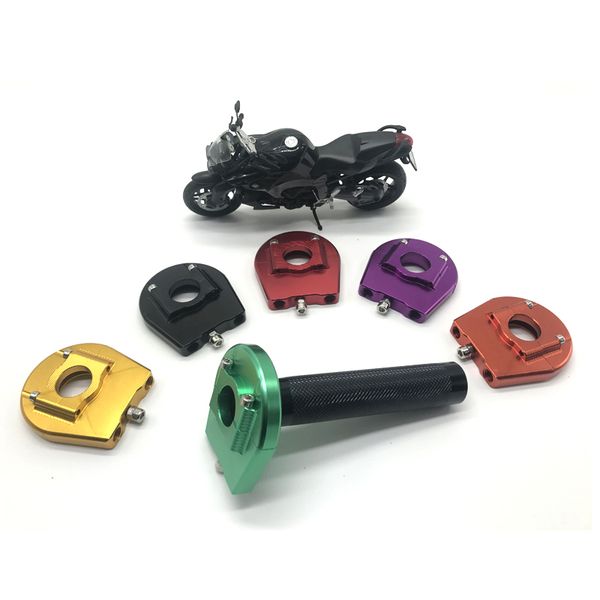 

2019 new design universal 7/8" motorcycle throttle twist grips cnc aluminum grip accelerator moped scooter dirt bike refit part