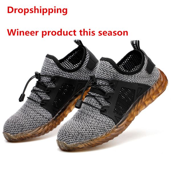 

Dropshipping мужчины и женщины стали Toe Air Safety Boots нерушимого Ryder Обувь для легкой работы,