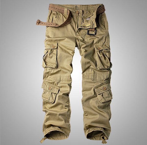 

outdoor pants men's autumn and winter loose overalls plus size camouflage pants trousers outdoor sports pants, Black;green