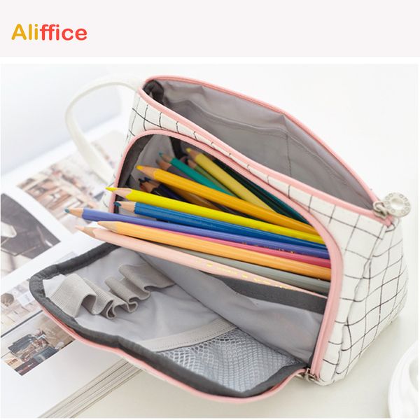 

pencil case, big capacity pen pencil bag pouch box organizer holder for school office supplies