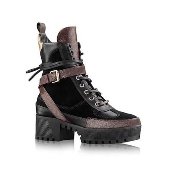 

Late t women de igner boot fa hion leather tar women hoe woman leather hort autumn winter ankle de igner fa hion women hoe ize 35 42, Black