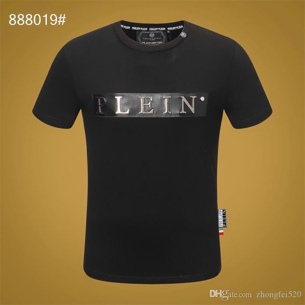 

men shirt 2019 summer new t-shirt europe and america men's t-shirt fashion hip hop print skul cotton men's t-shirt h15