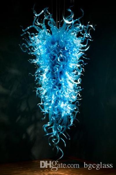 

creative design crystal hand blown glass art chandelier lighting bright colorful modern pendant lamps for new house decoration