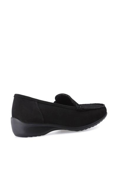 

derimod genuine leather black women 's loafer shoes