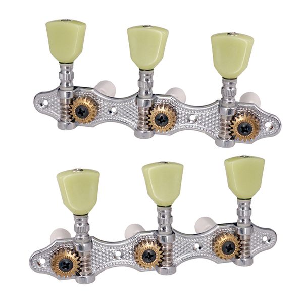 

mechanical tuning pegs for guitar, 3l + 3r classical guitar strings tuning tuners mechanics