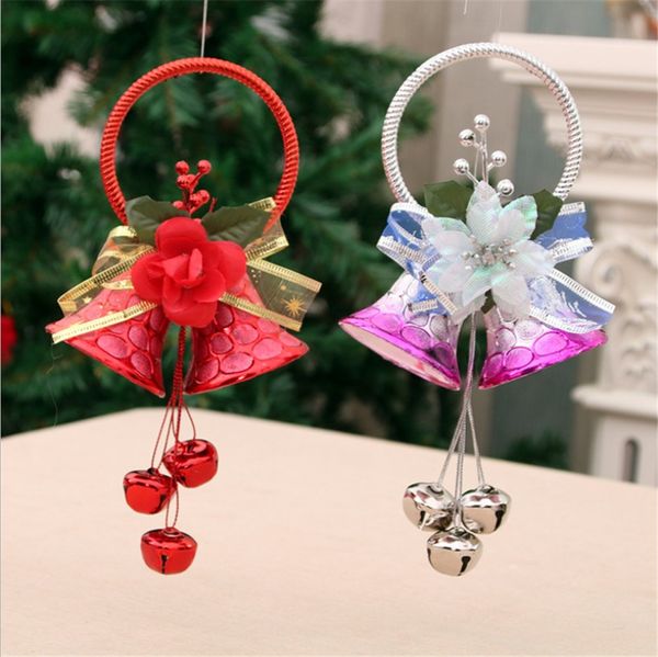 

23x12 cm christmas bell pendant xmas tree hanging home door ornaments new year decor merry christmas decoration