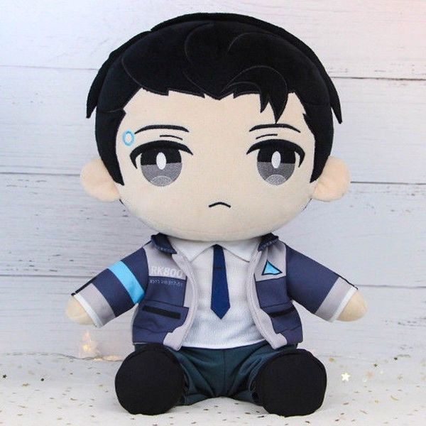 IN STOCK Detroit Become Human RK800 Connor Cosplay Doll Plush Toy Birthday Gift