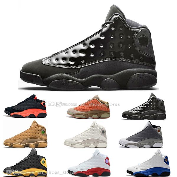 

fashion 13 13s cap and gown terracotta blush mens basketball shoes chicago black infrared flints bred men sports sneakers designer us 5.5-13