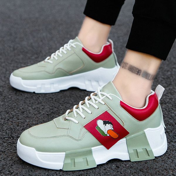 

2019 new fashion mesh men comfortable casual shoes male lightweight outdoor flat lace-up men shoes breathable sneakers e21-29, Black