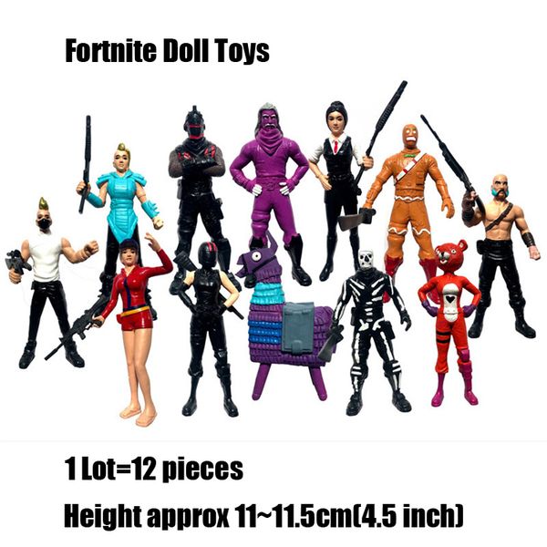 NEW 24Pcs Fortnite 4.5“ Doll Action Figure Model Kids Toy Gift Packaging