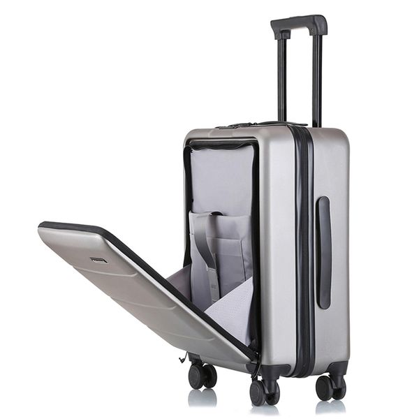 

front computer bag luggage fashion password box carry on travel trolley case universal wheel suitcase business boarding box