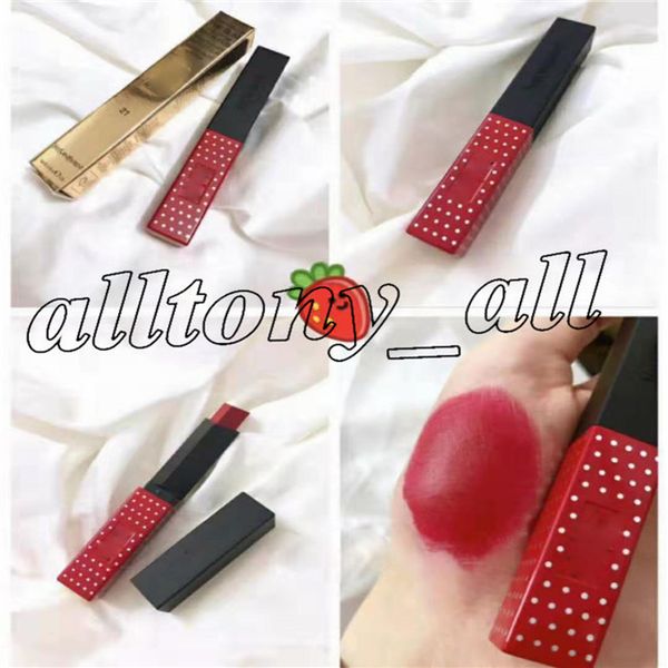 

2019 Y Brand Valentine Lipstick Wave point #21 цвета губная помада Макияж с высоким качеством и беспла