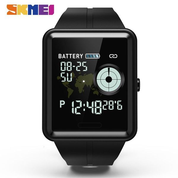 

new skmei sport smart watch men bluetooth colorful smartwatch men fitness sleep tracker relogio inteligente for android ios w37, Slivery;brown