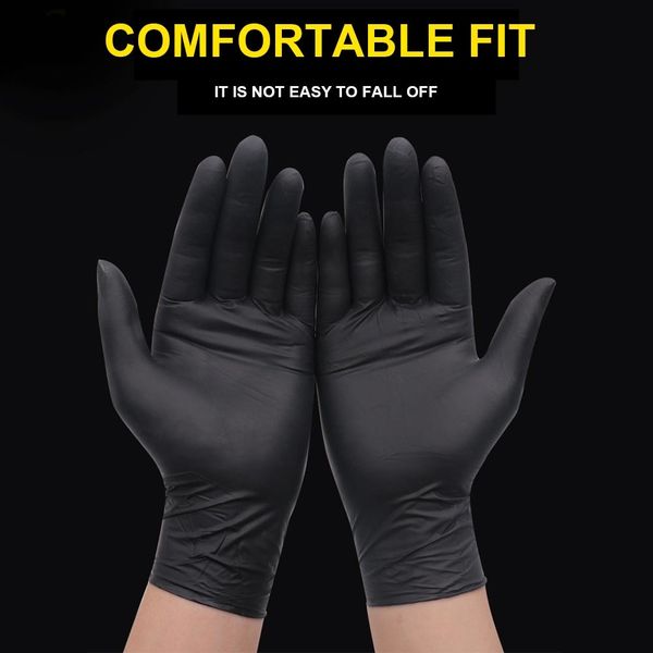 

100pcs exam laboratory oilproof washing nitrile gloves tattoo work safety multipurpose latex household disposable mechanic