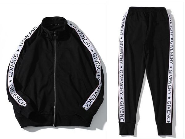 

Year port wear jacket uit fa hion running port wear men 039 givenhcy port uit letter printing lim hoodie clothing track uit
